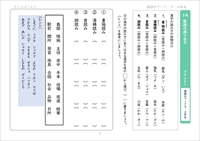 国語のワーク　熟語の成り立ち